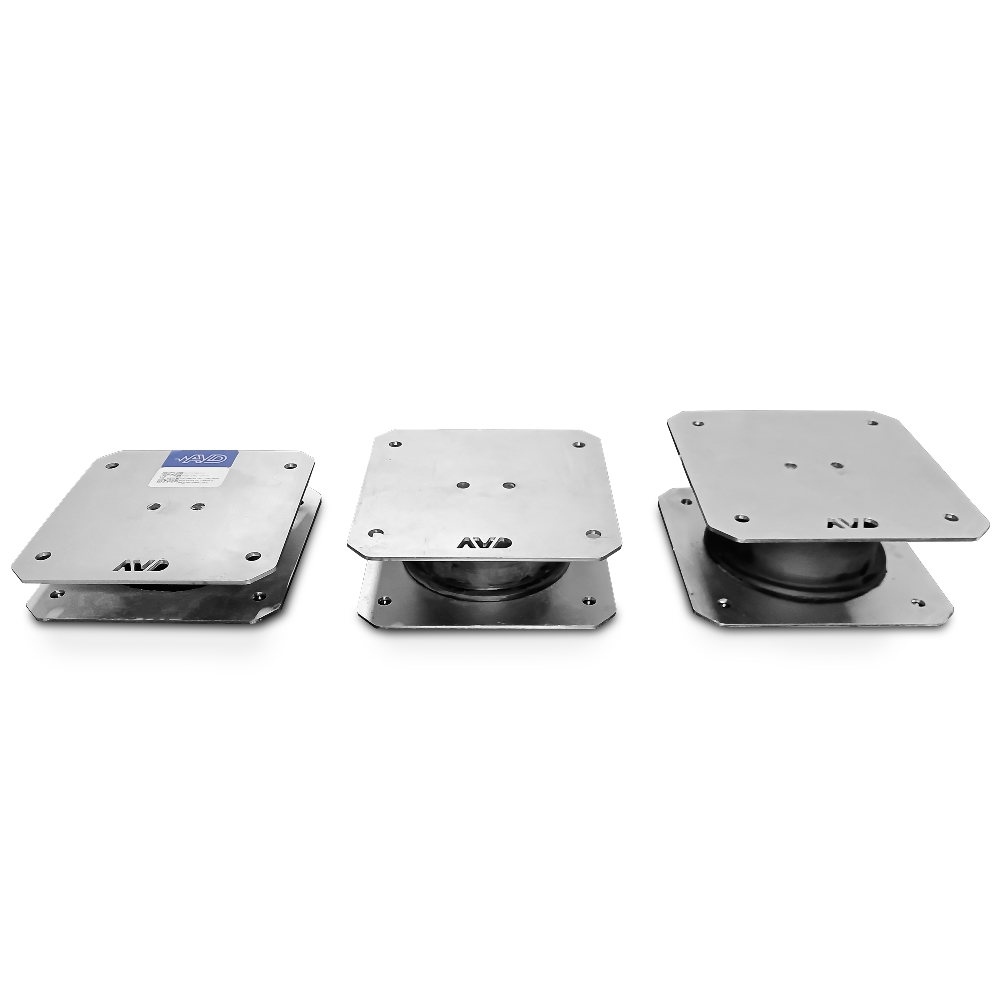 Temos pads com 25, 40 e 50mm de espessura