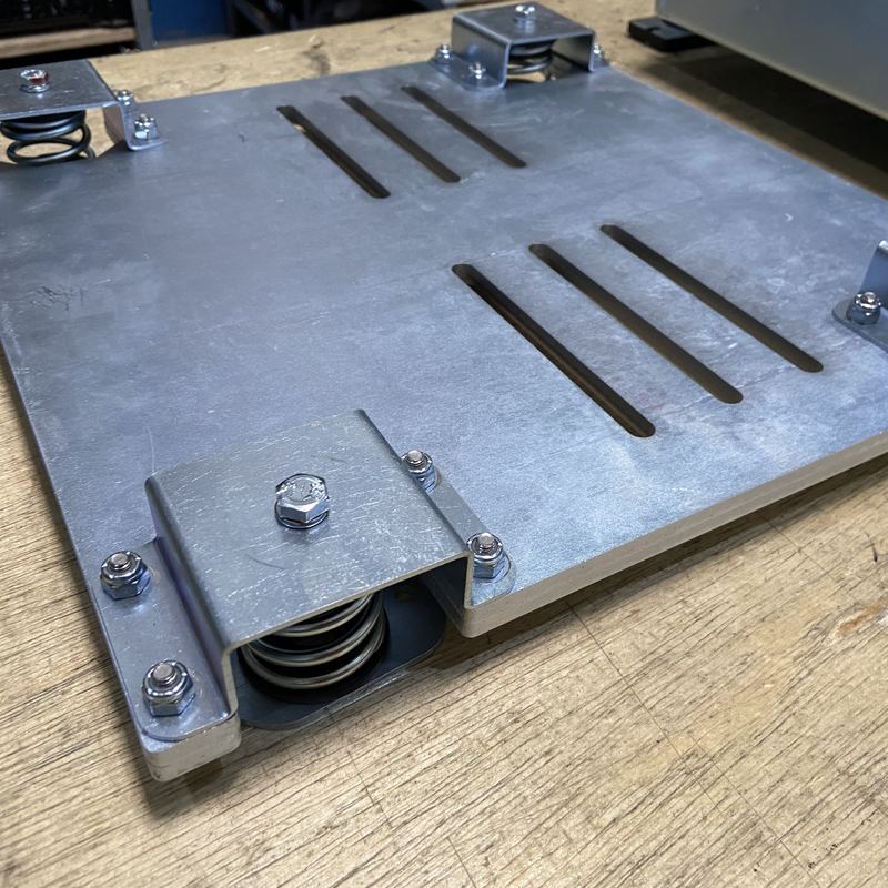 Base de inércia compacta AVD com molas